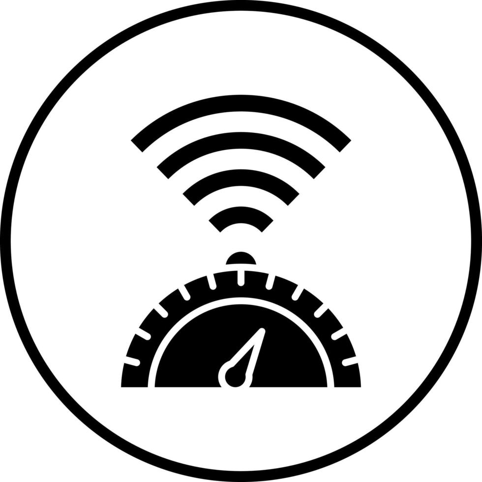 alto velocidad Internet vector icono estilo
