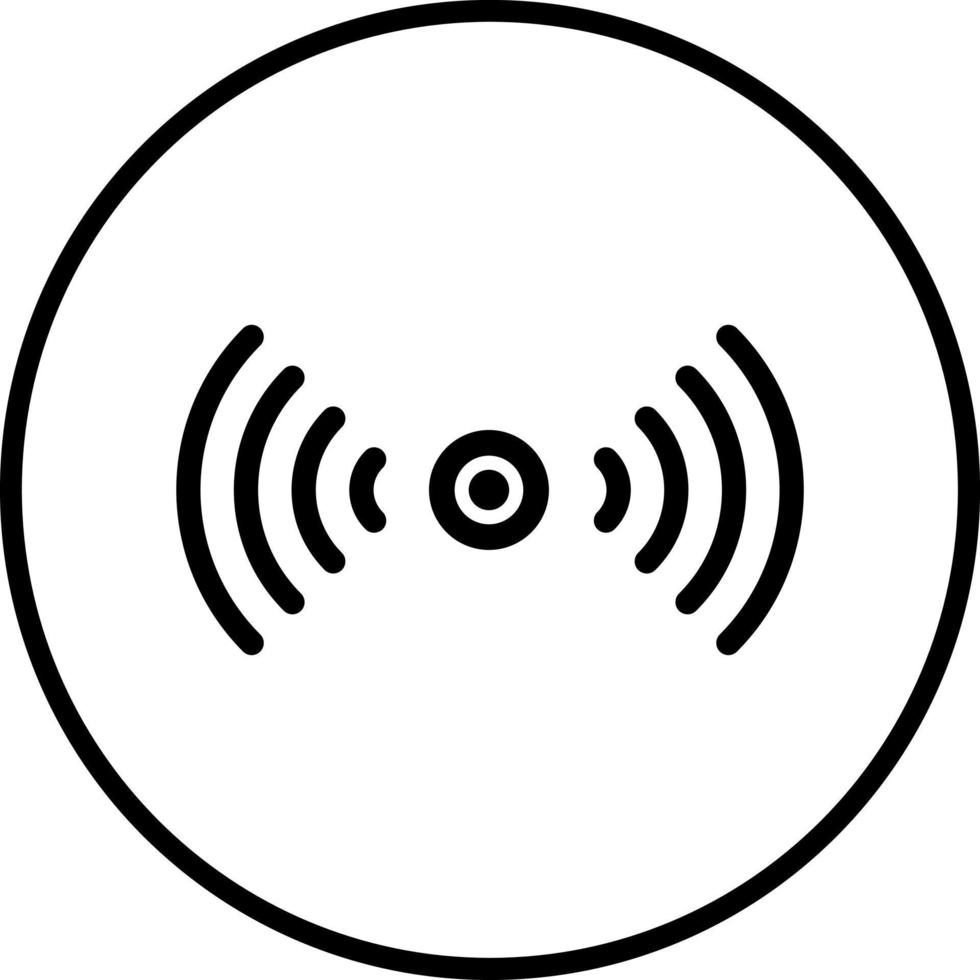 Motion Sensor Vector Icon Style