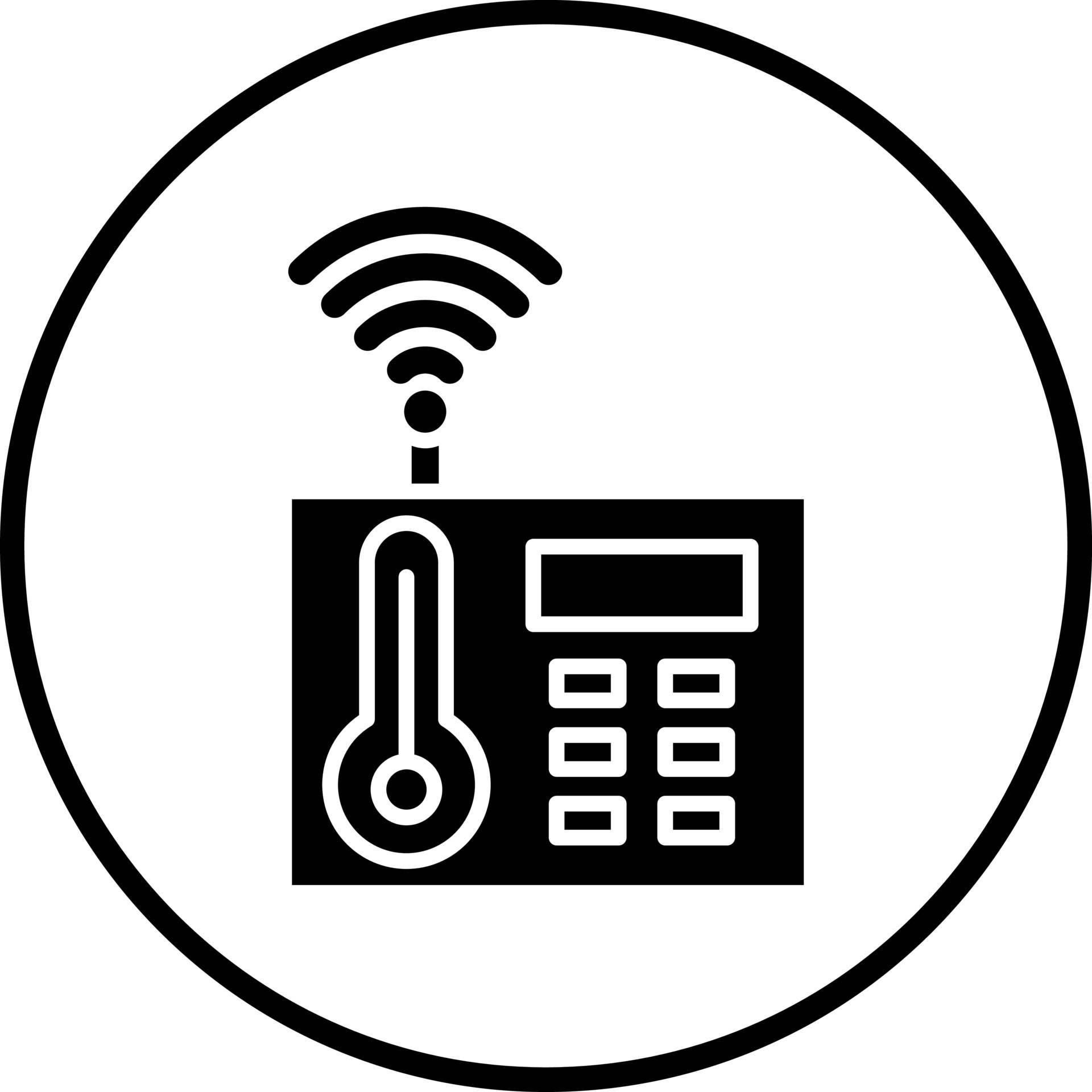 Thermostat Vector Icon Style 22238727 Vector Art at Vecteezy