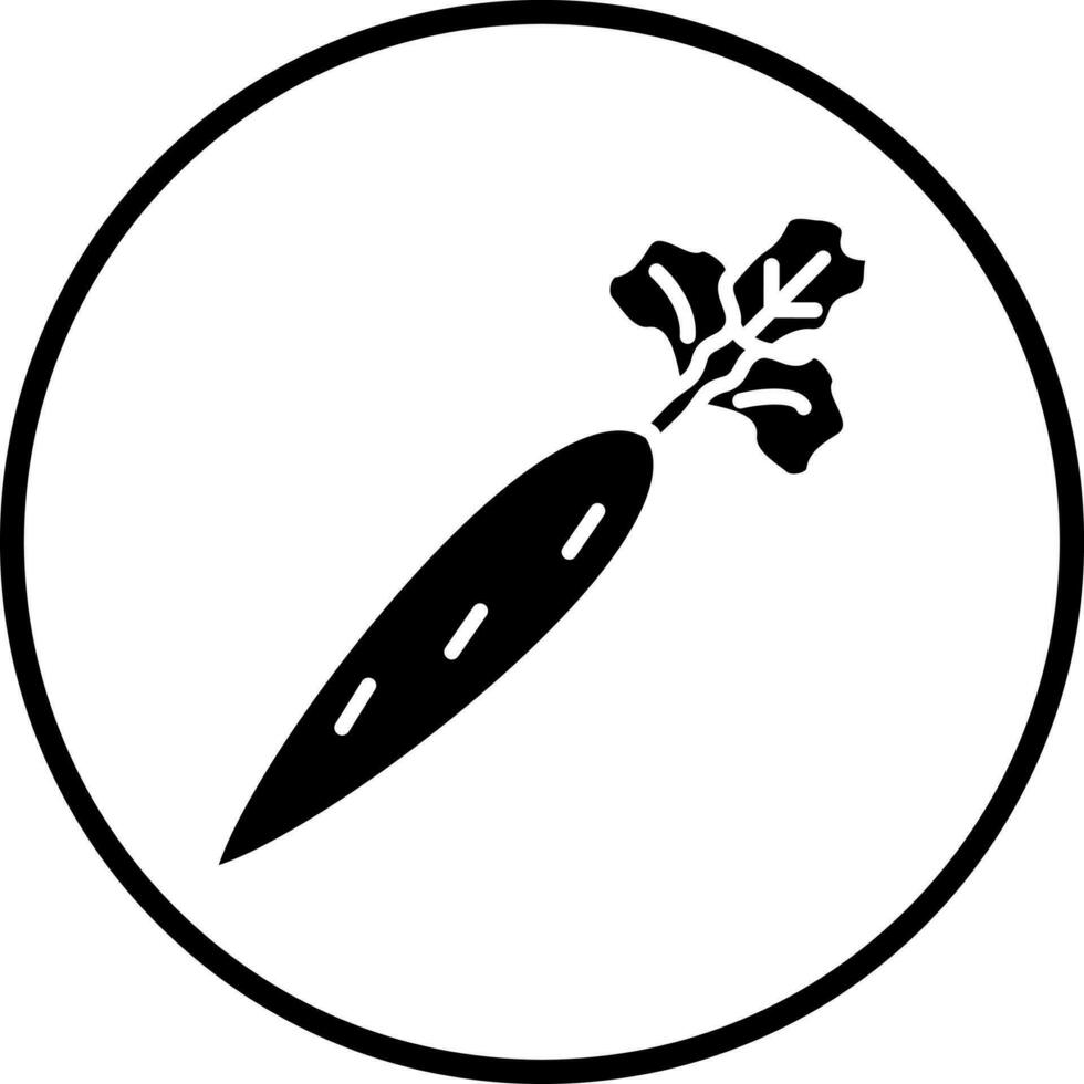 Carrot Vector Icon Style