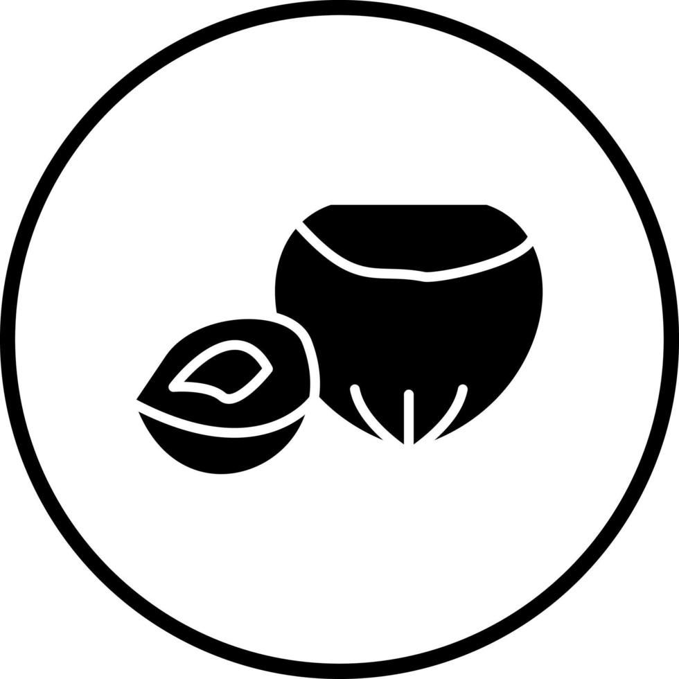 Hazelnut Vector Icon Style
