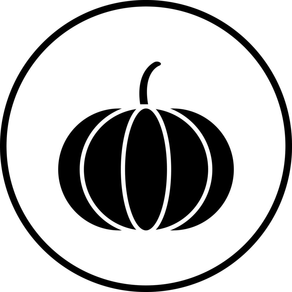 Pumpkin Vector Icon Style
