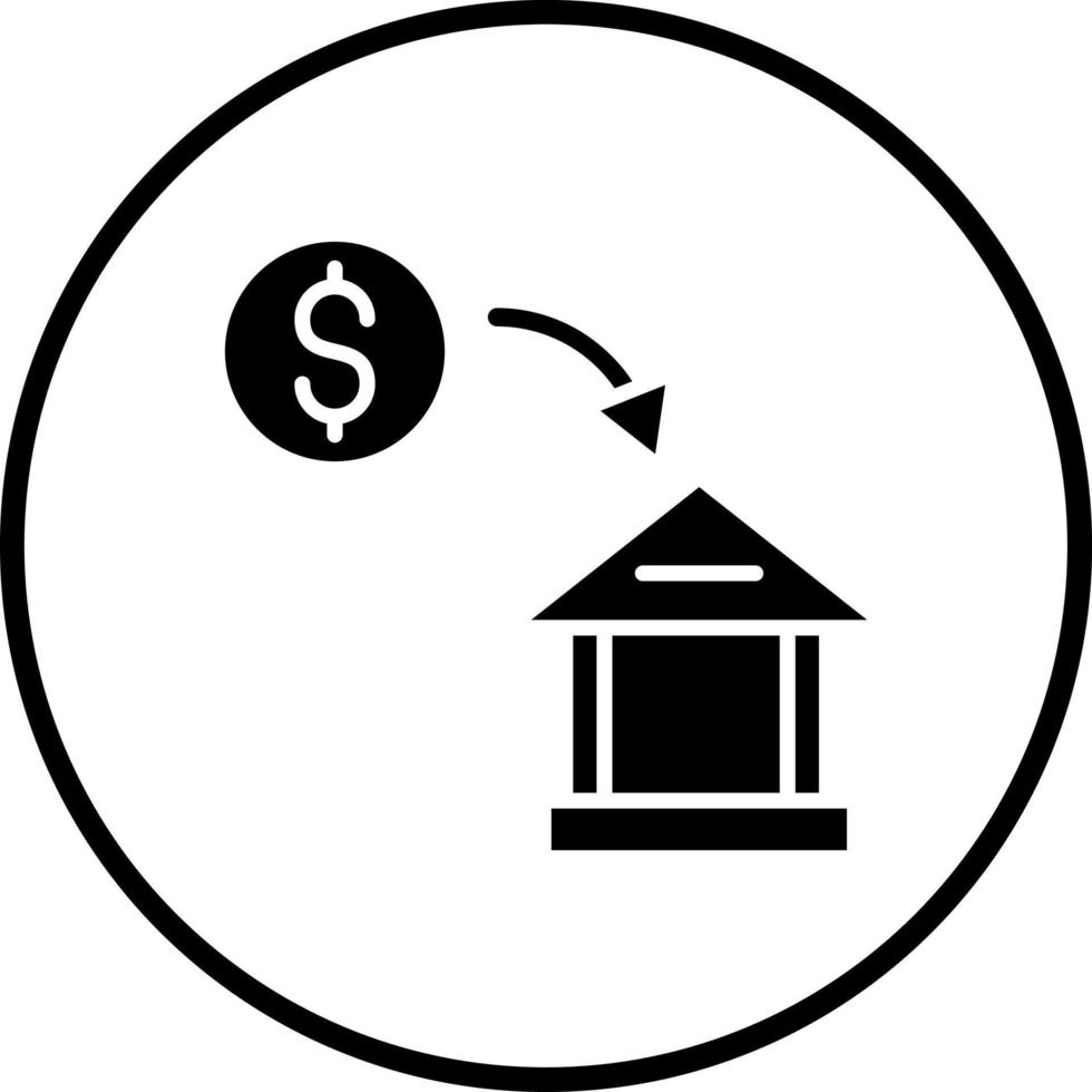 Deposit Vector Icon Style