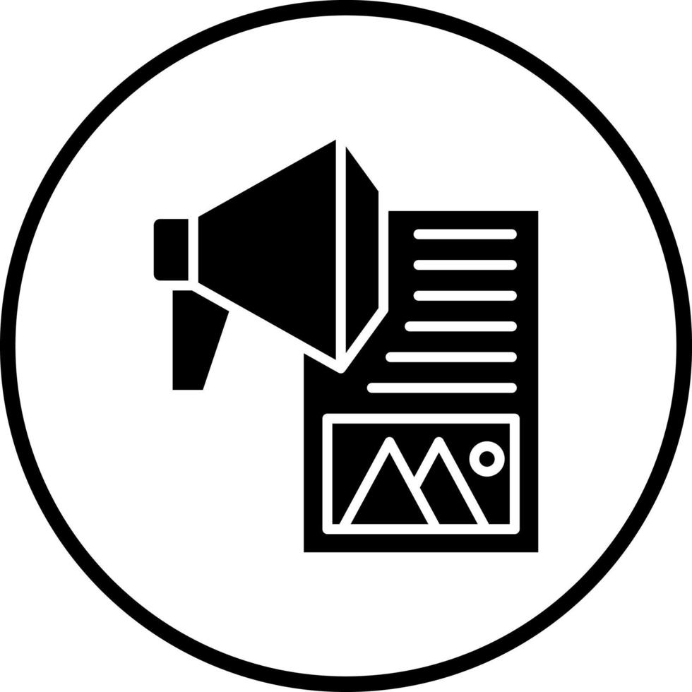 Content Marketing Vector Icon Style