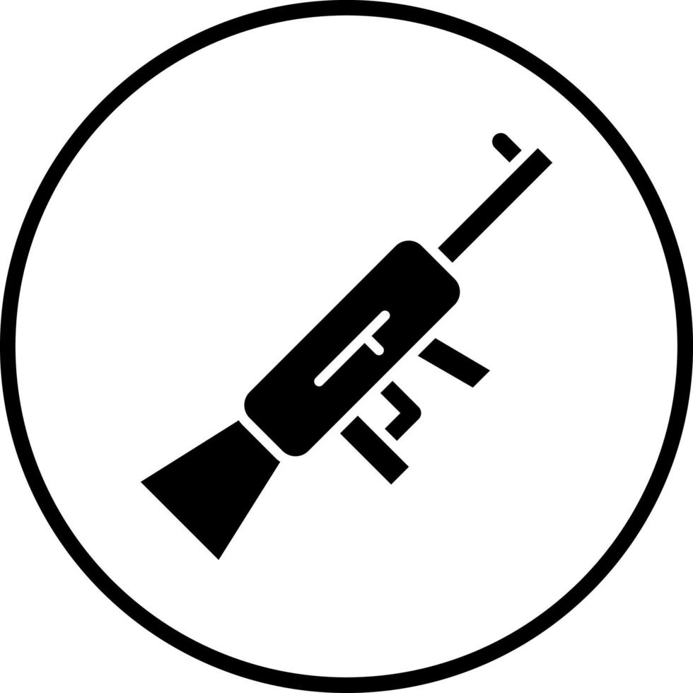 Gun Vector Icon Style