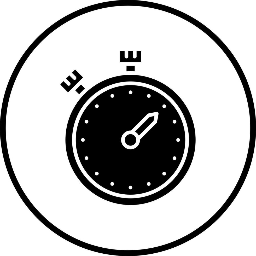 Stopwatch Vector Icon Style