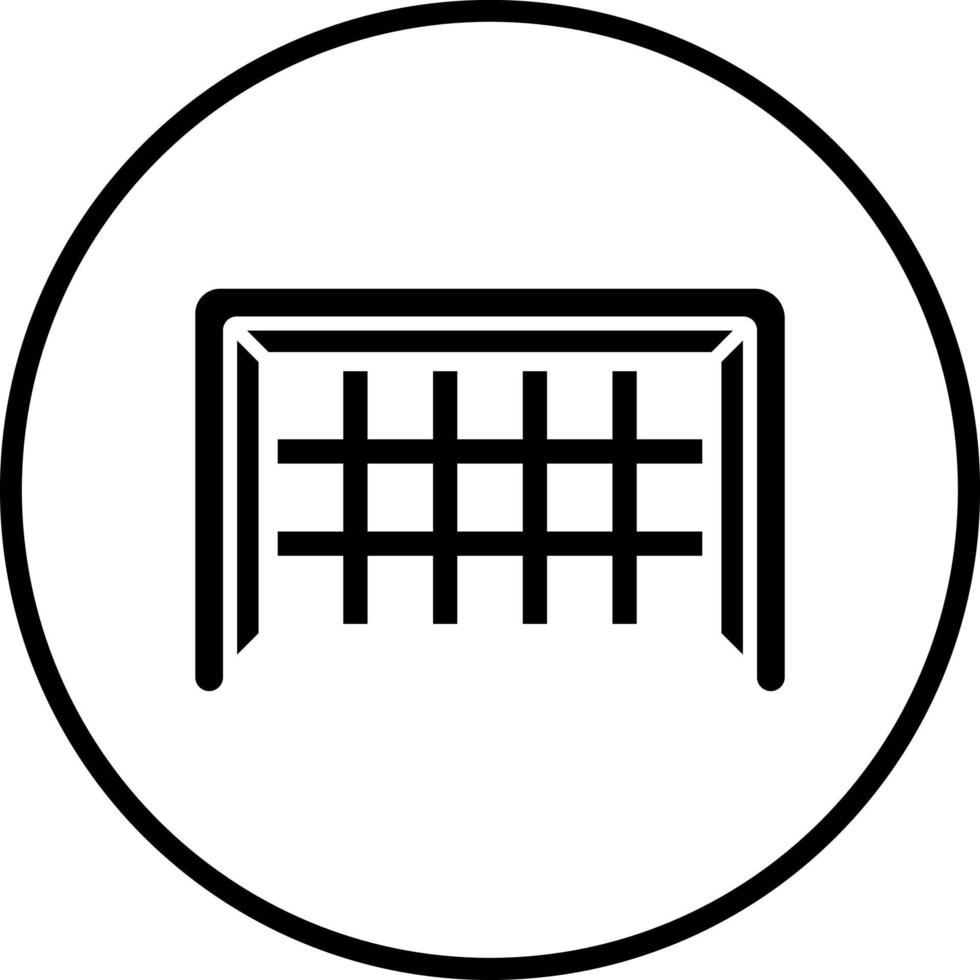 Goal Post Vector Icon Style