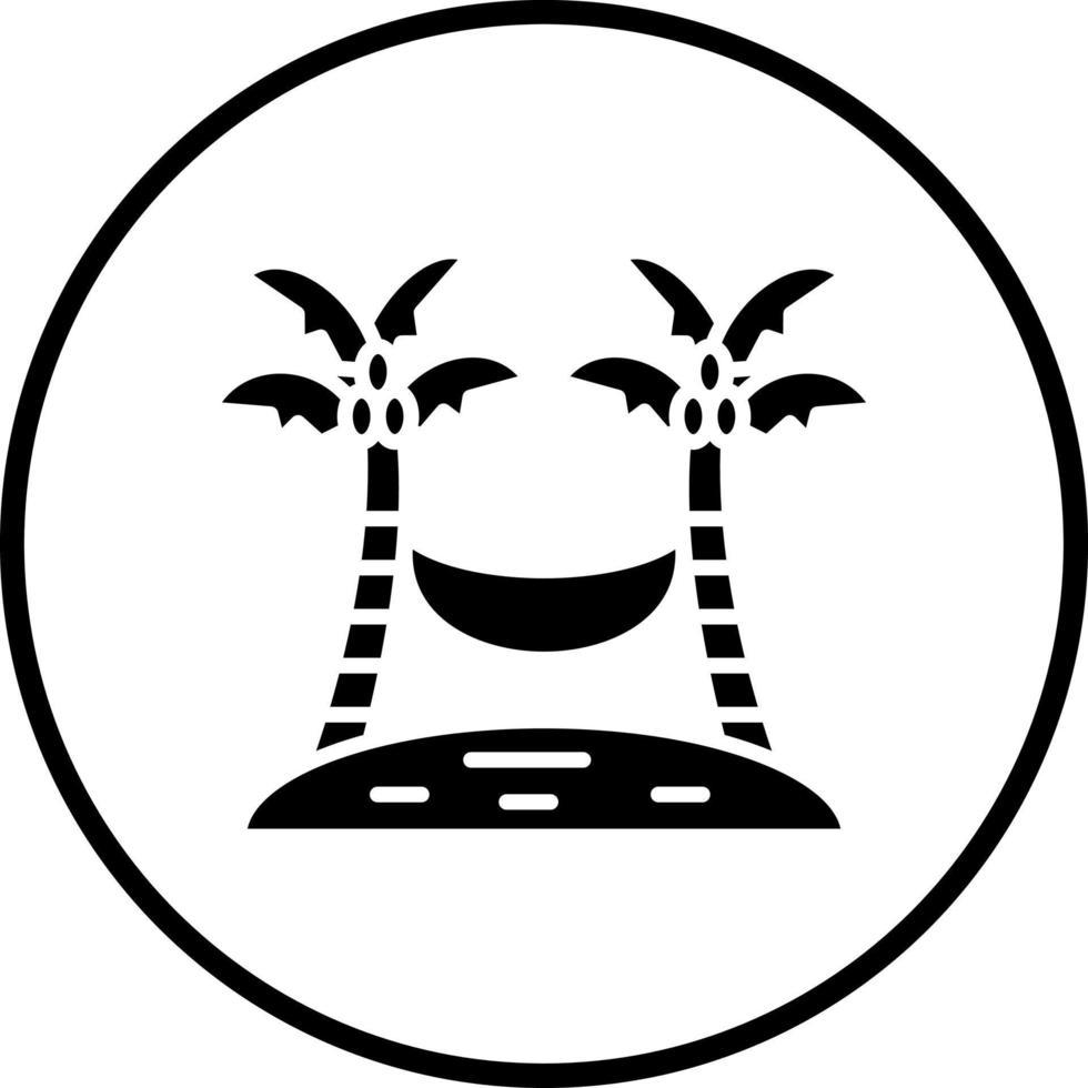 Hammock Vector Icon Style