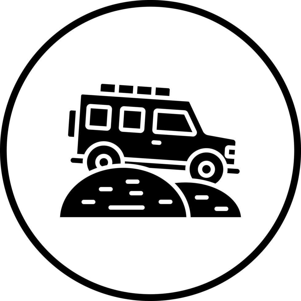 Desert Safari Vector Icon Style