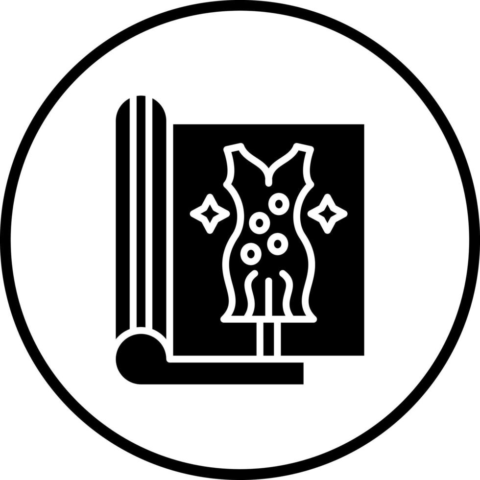 Fashion Magazine Vector Icon Style