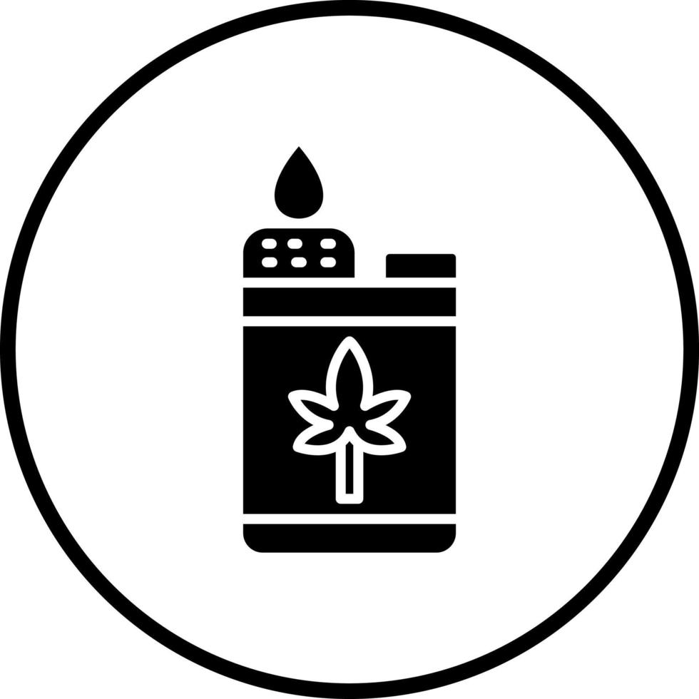 Cbd Vaping Vector Icon Style