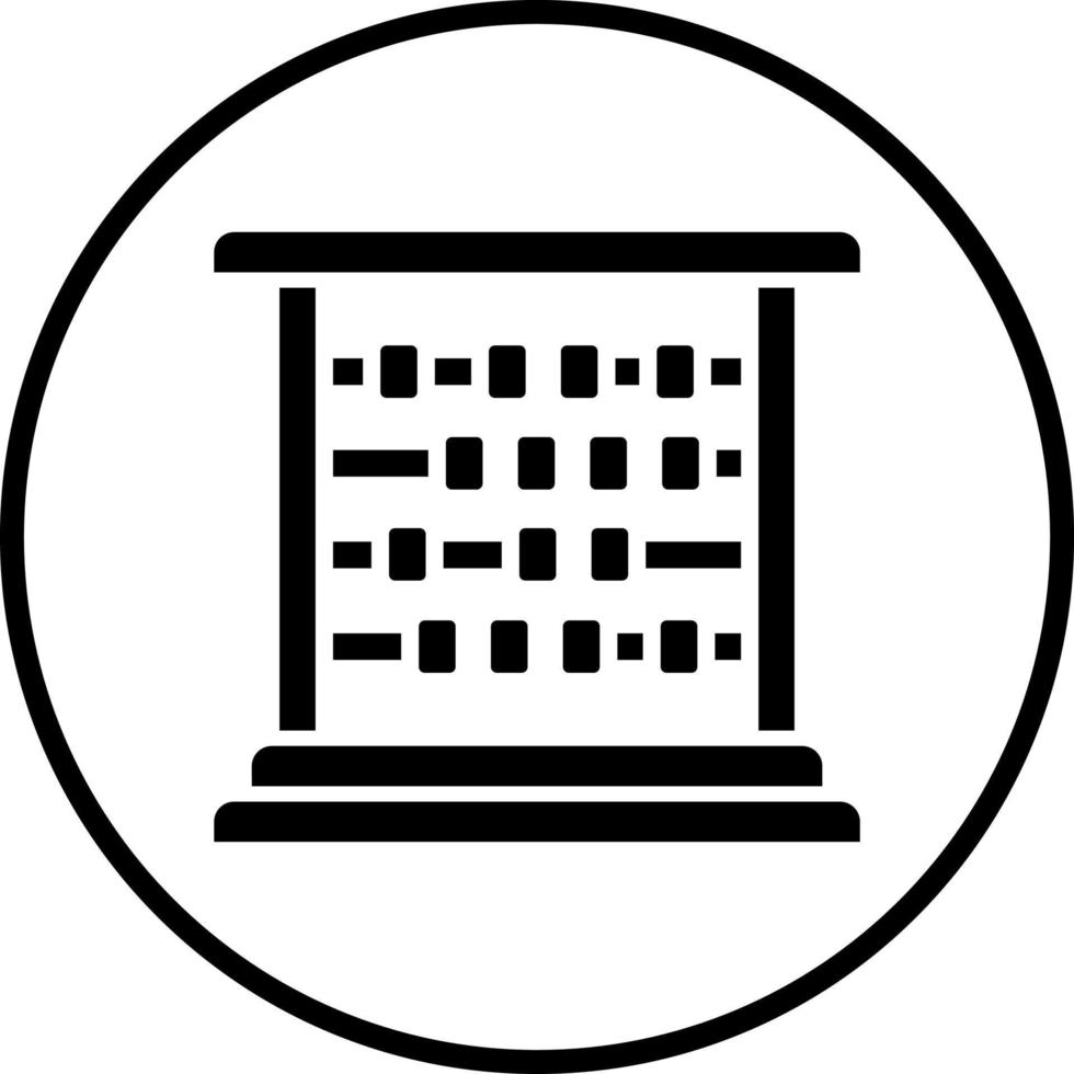 Abacus Vector Icon Style