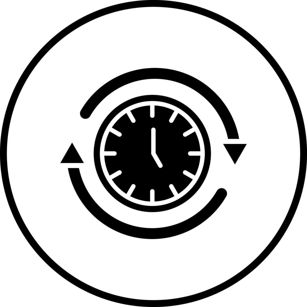 Working Time Vector Icon Style