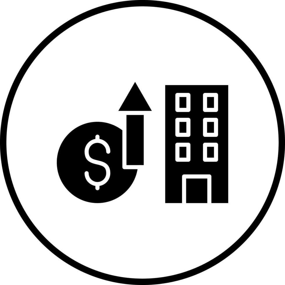 Emerging Growth Company Vector Icon Style