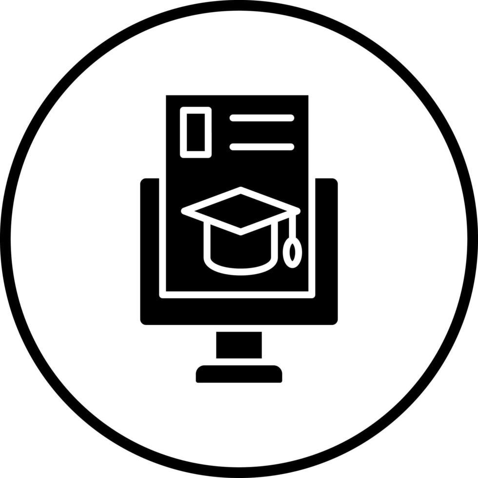 Computer Science Degree Vector Icon Style