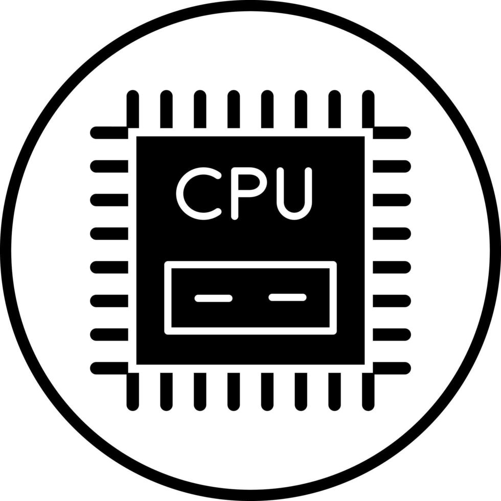 Cpu Vector Icon Style