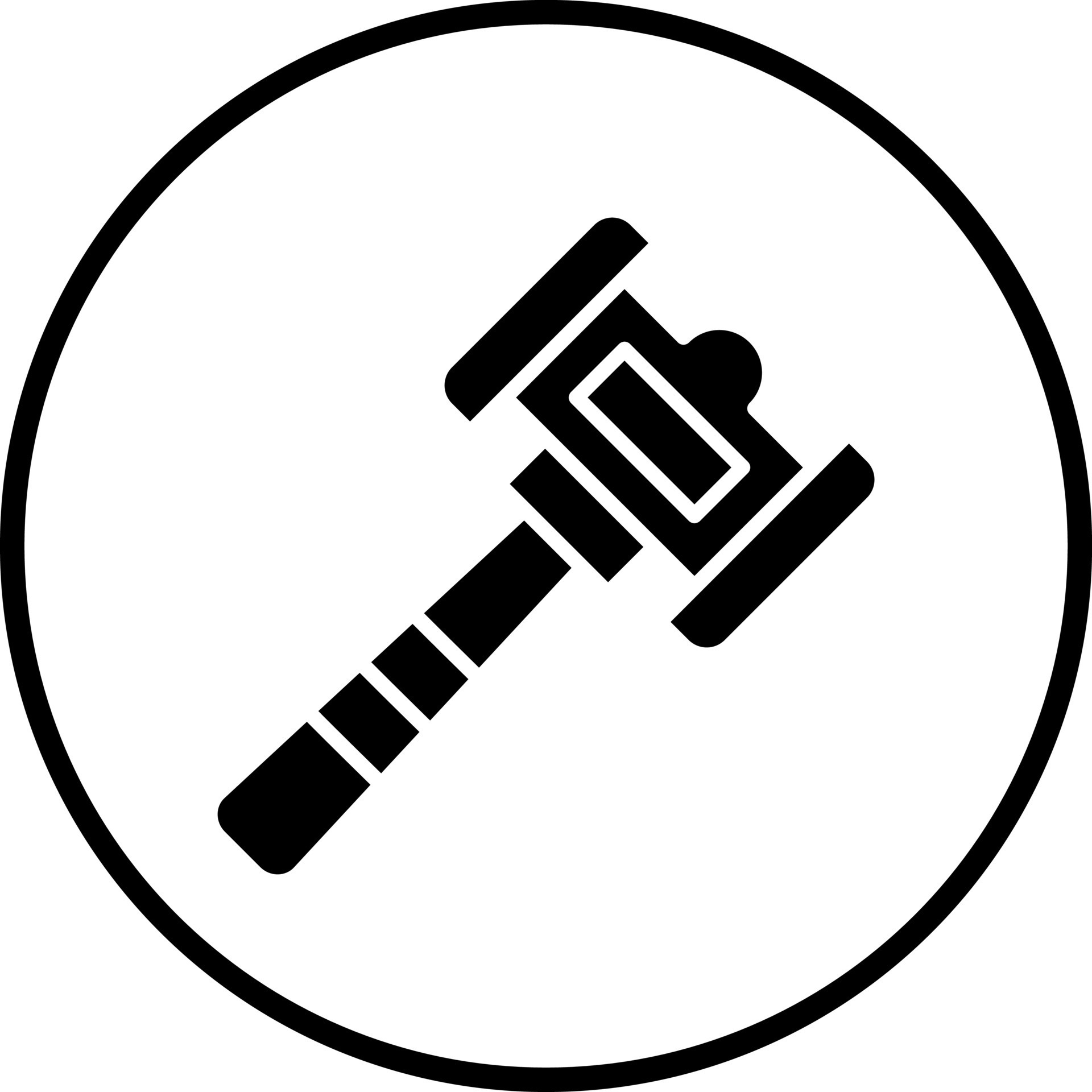 Gavel Vector Icon Style 22239760 Vector Art at Vecteezy