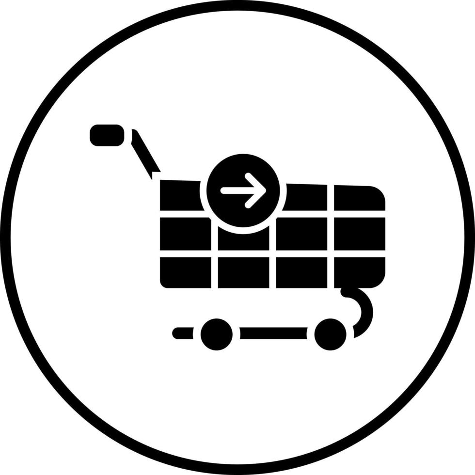 Continue Shopping Vector Icon Style