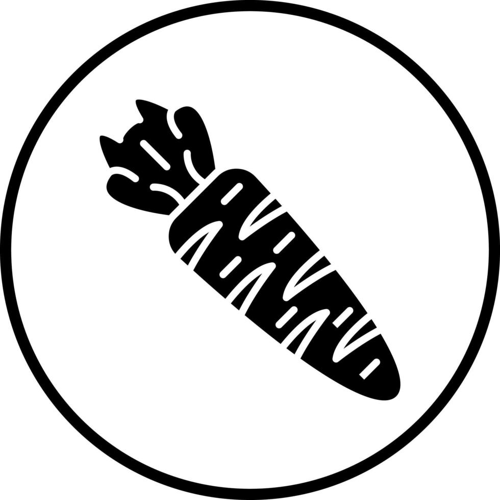 Carrot Vector Icon Style
