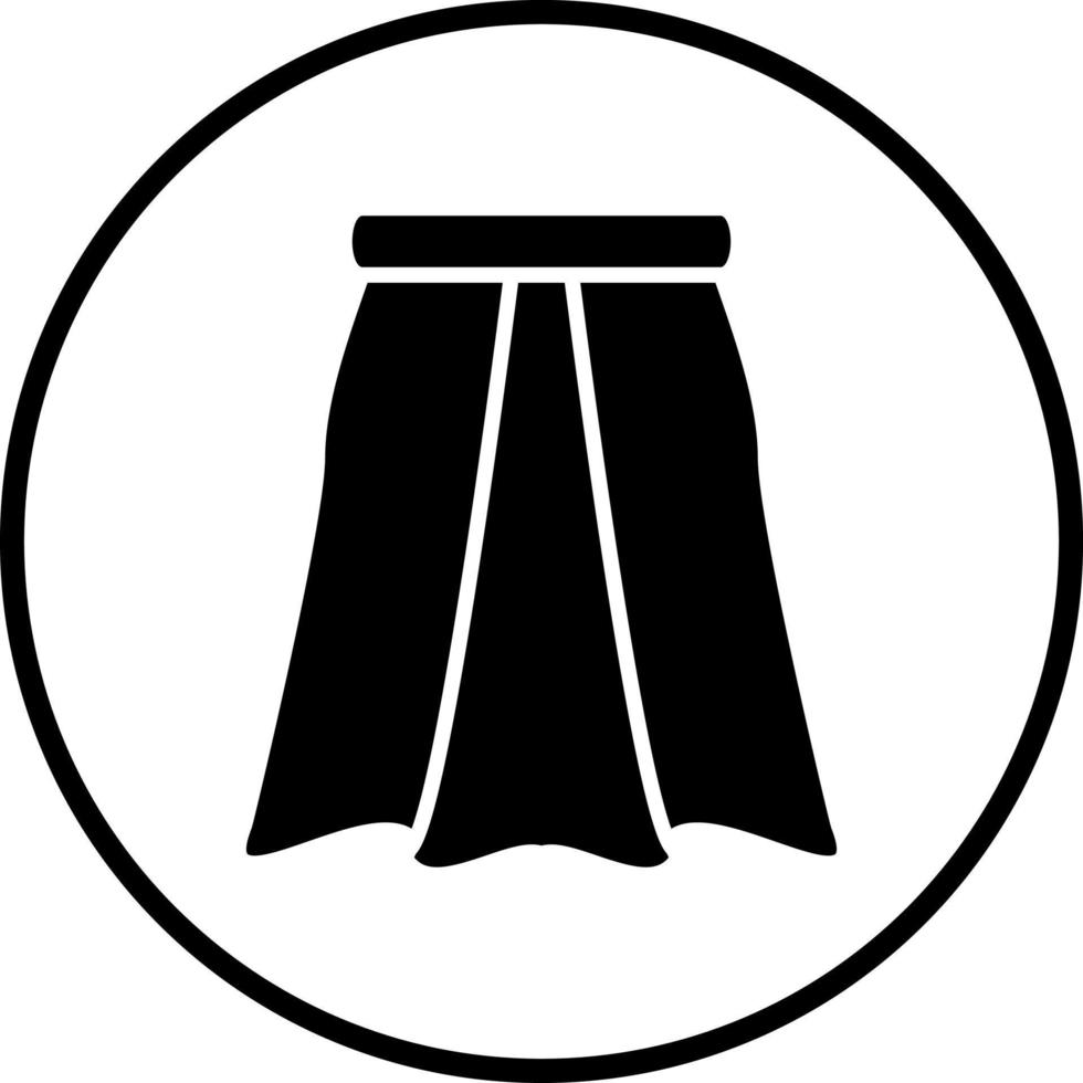 Skirt Vector Icon Style
