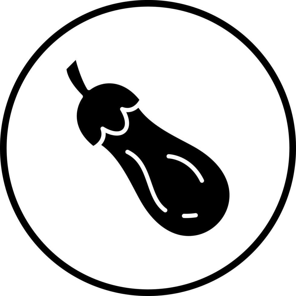 Eggplant Vector Icon Style