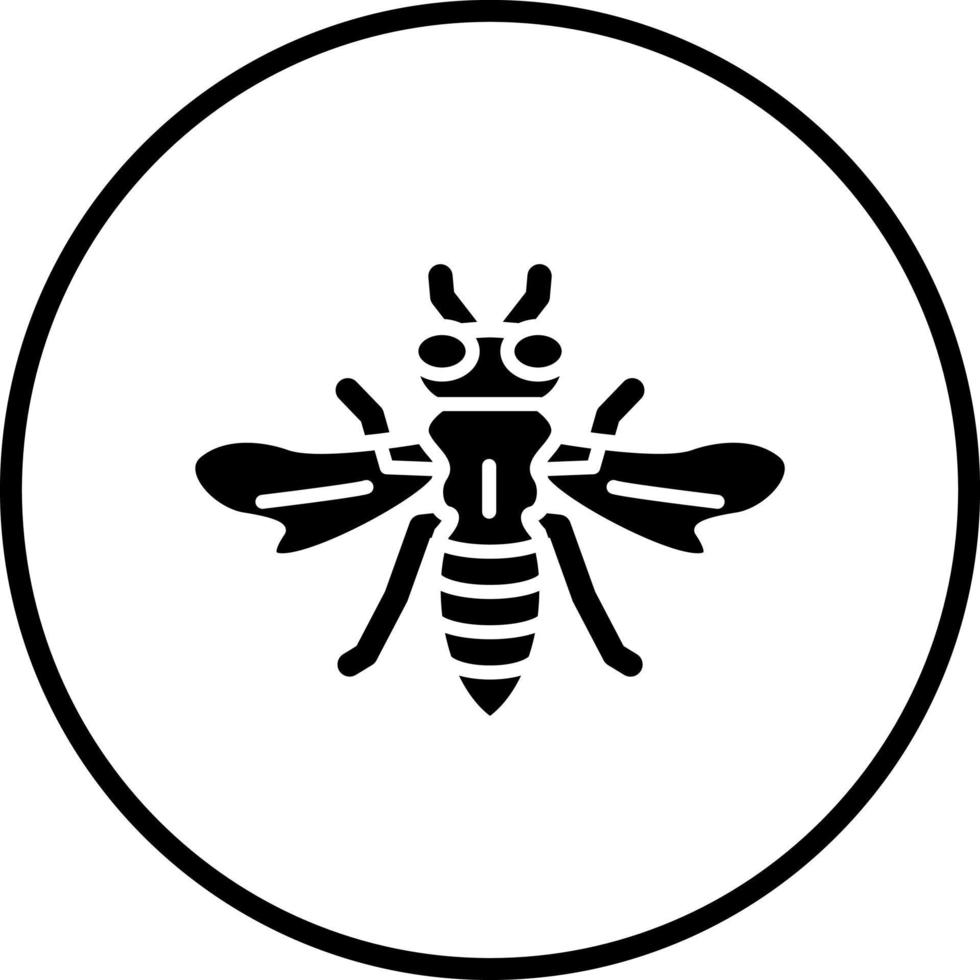 Honeybee Vector Icon Style
