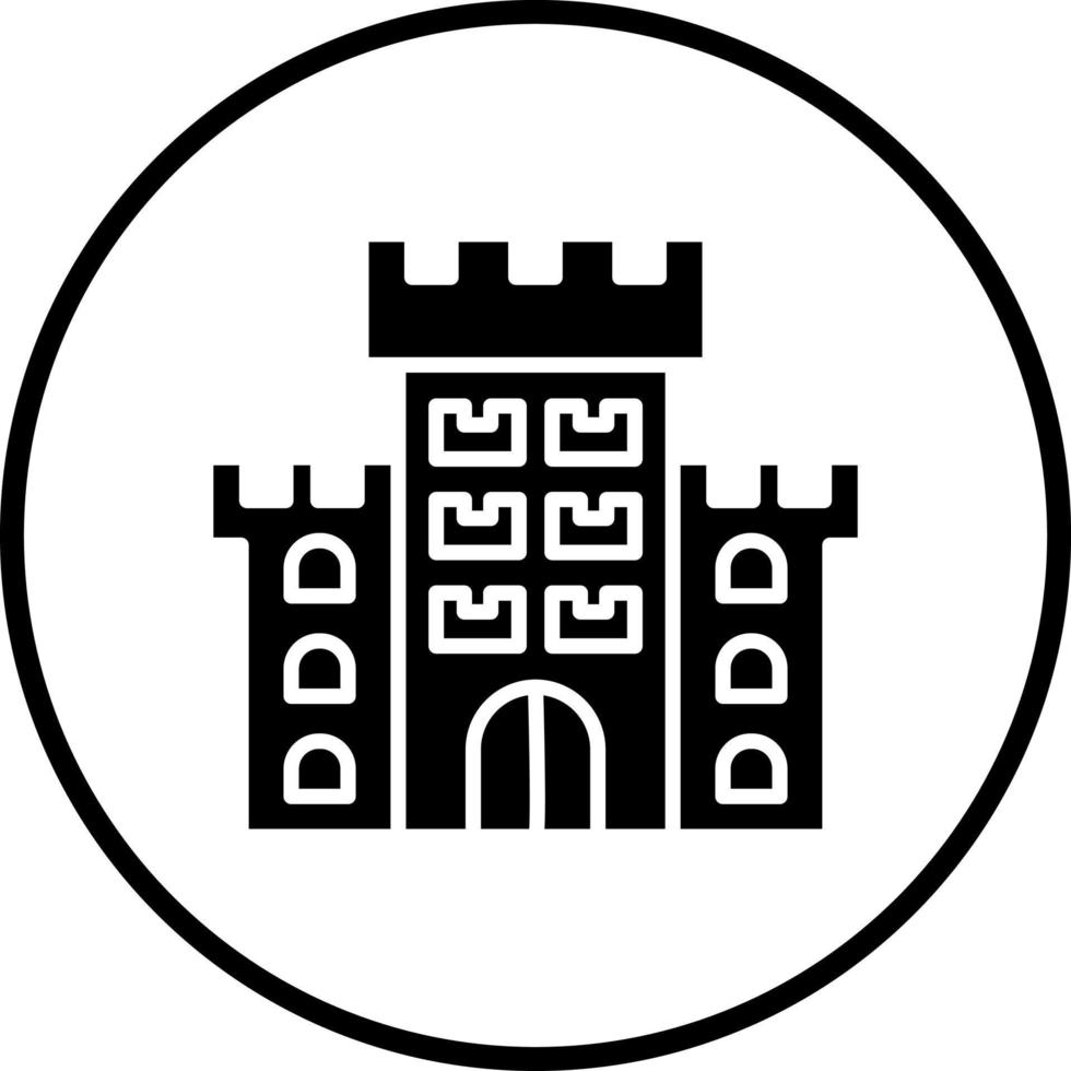 Castle Vector Icon Style