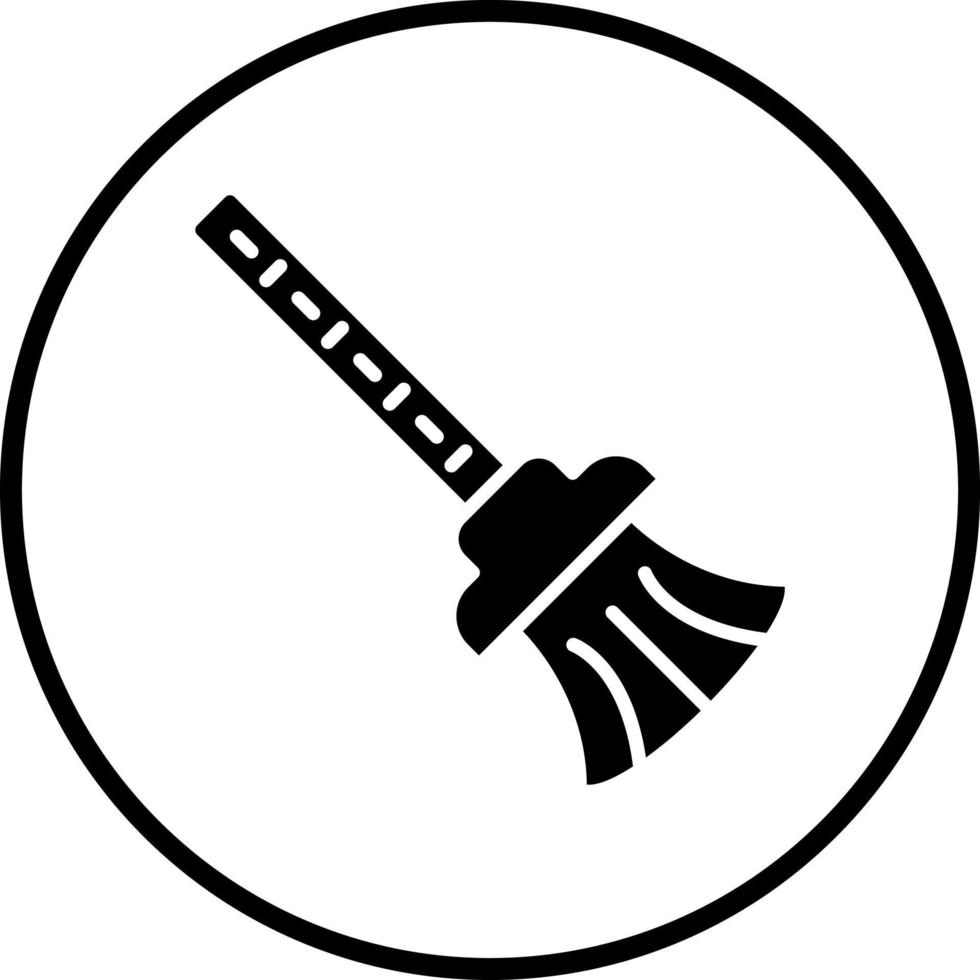 Broom Vector Icon Style