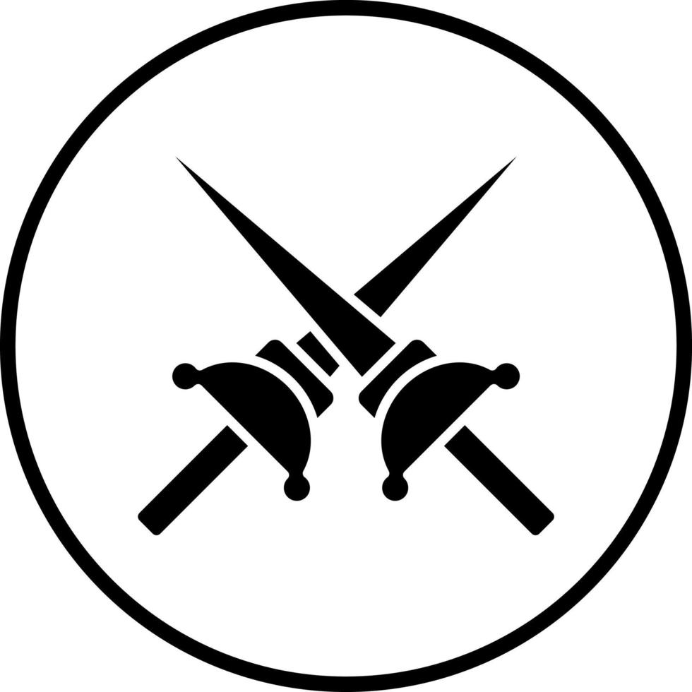 Rapier Vector Icon Style