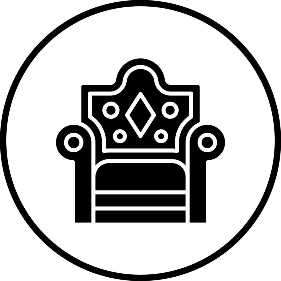 Throne Vector Icon Style