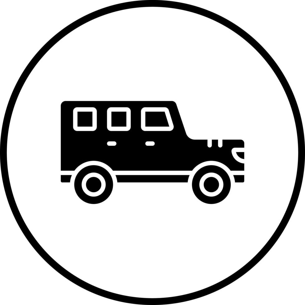 Suv Vector Icon Style