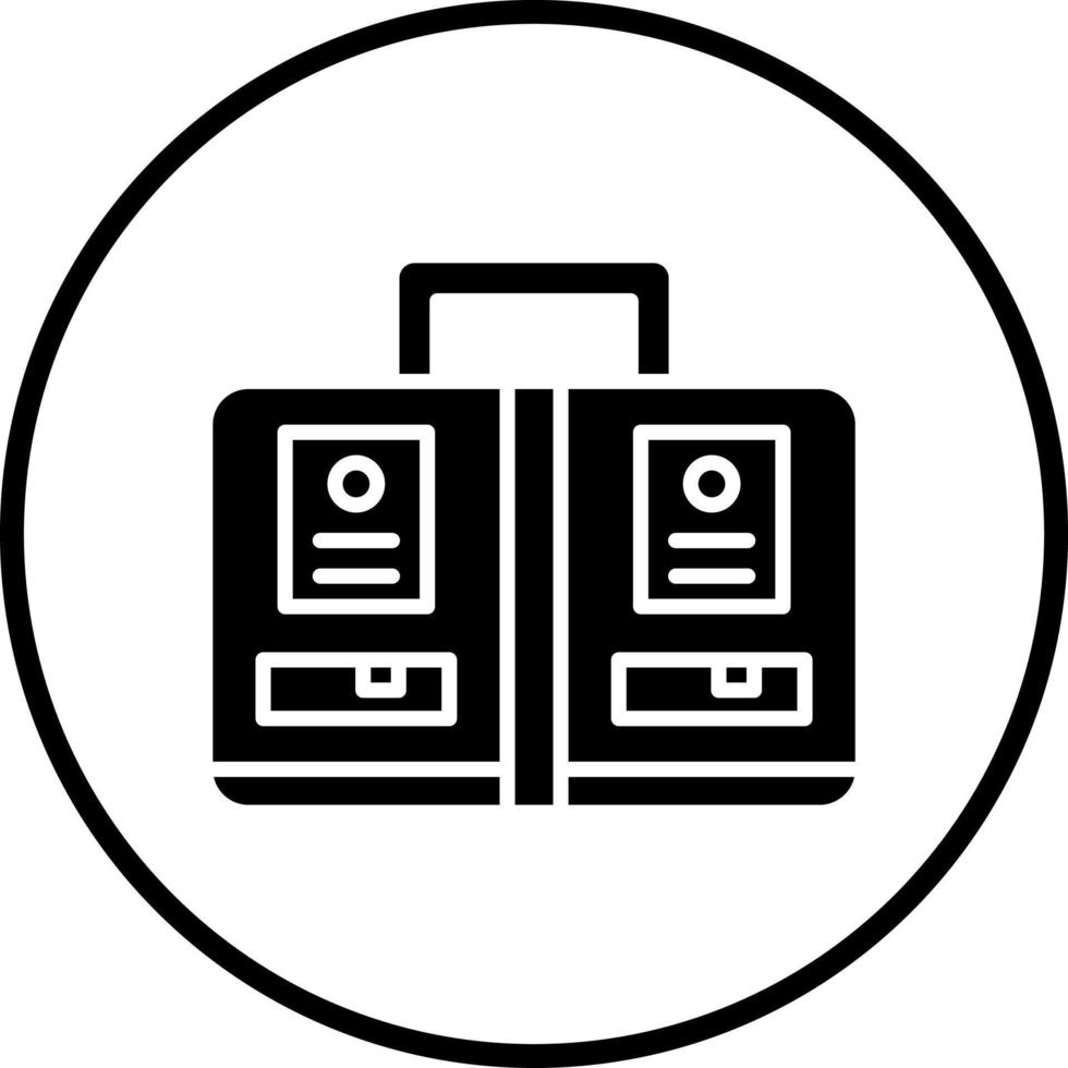 Luggage Vector Icon Style