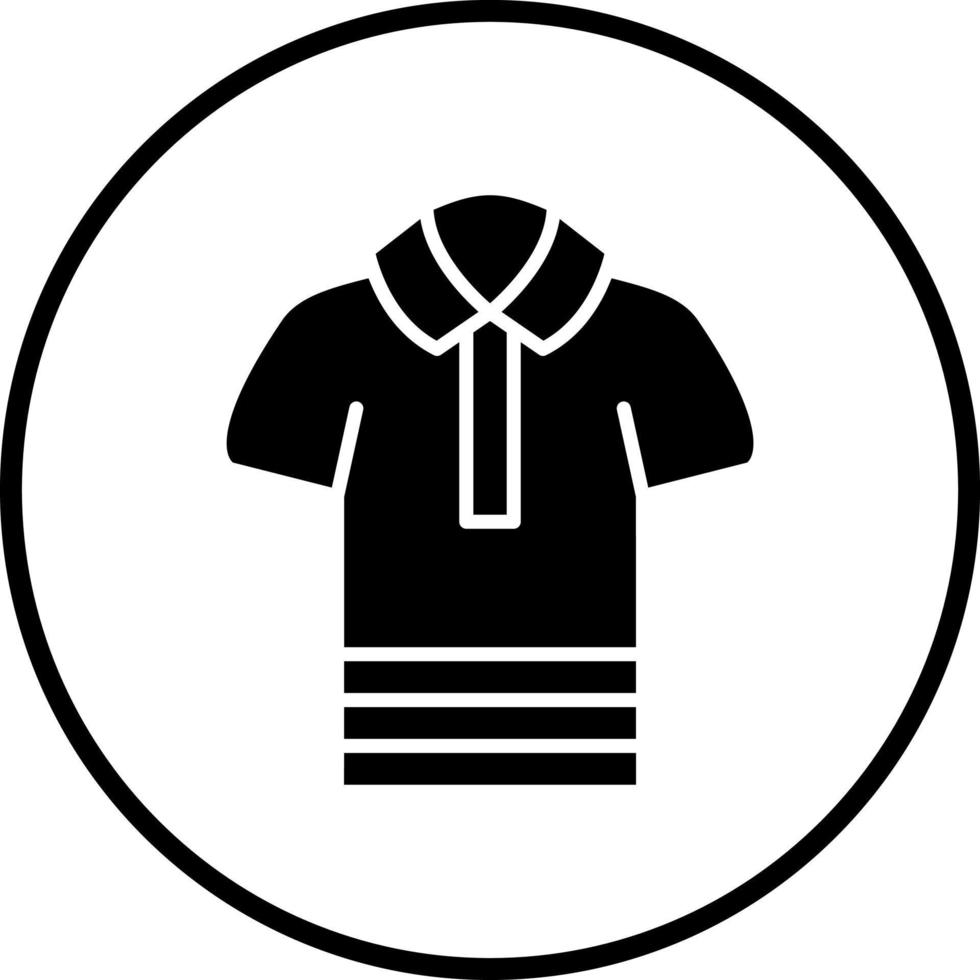 Polo Shirt Vector Icon Style