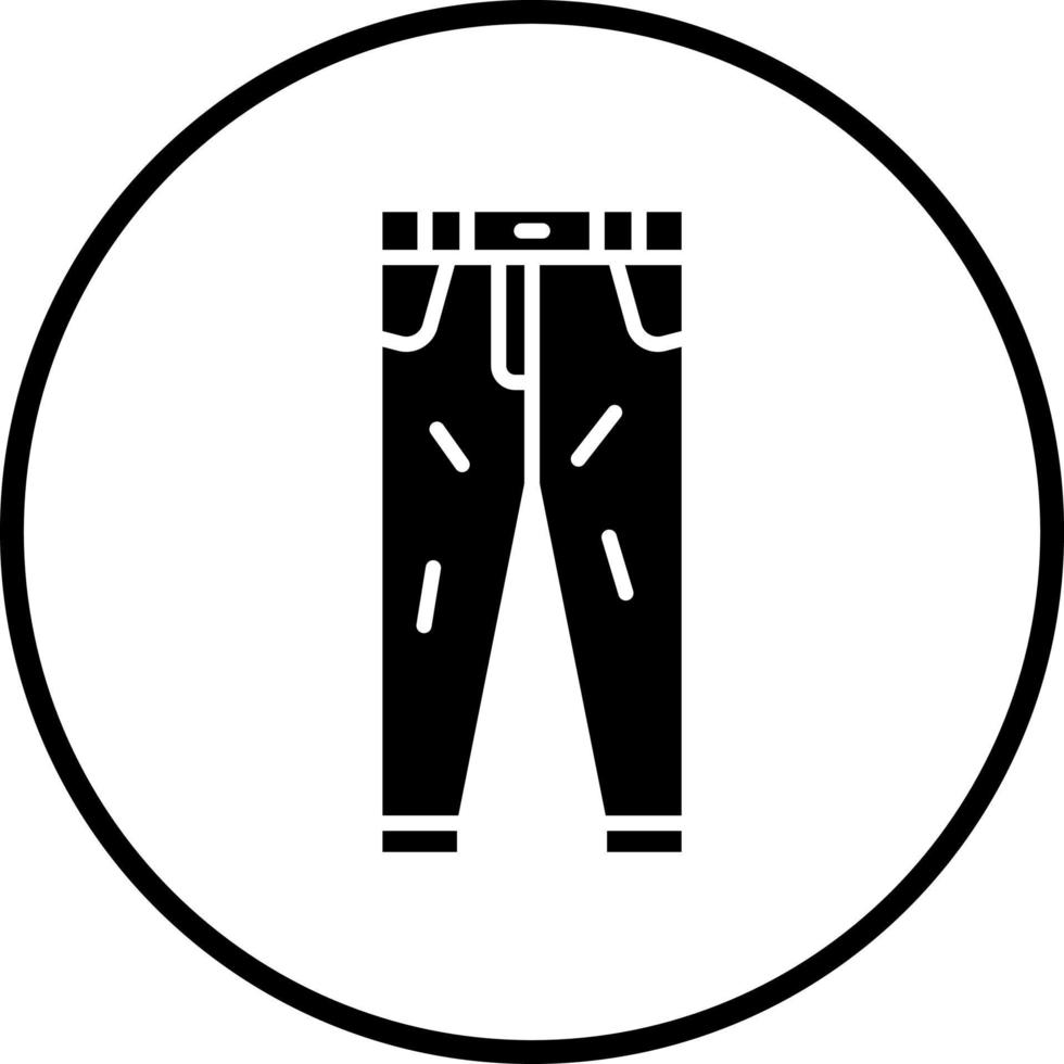 pantalones vector icono estilo