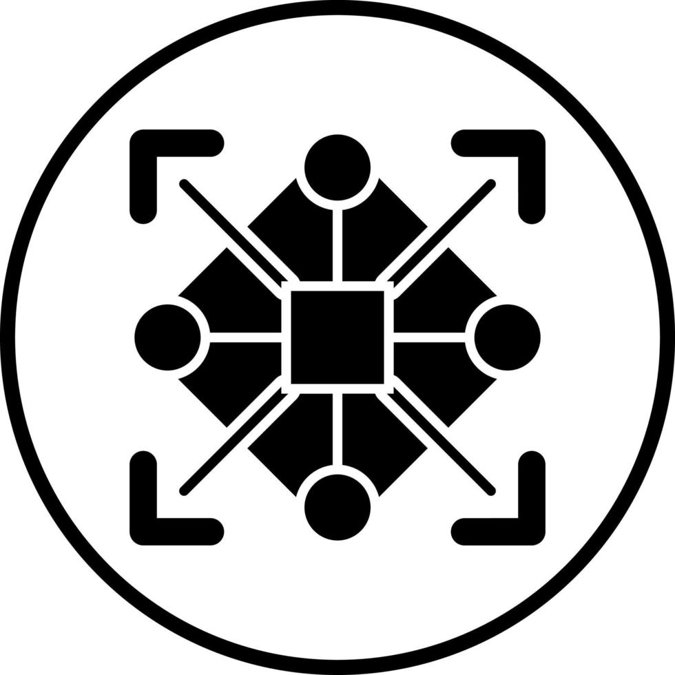 Pattern Recognition Vector Icon Style