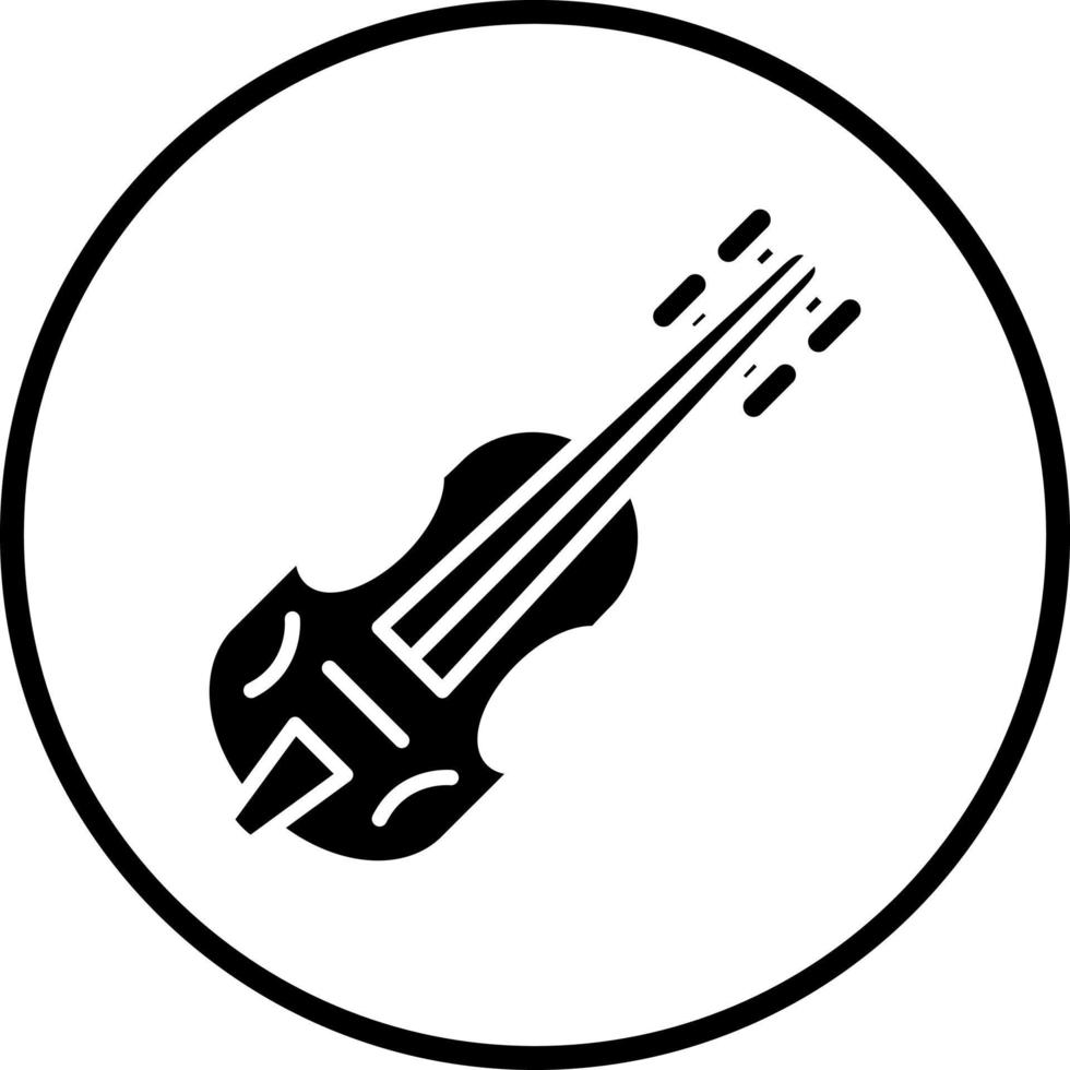 Violin Vector Icon Style