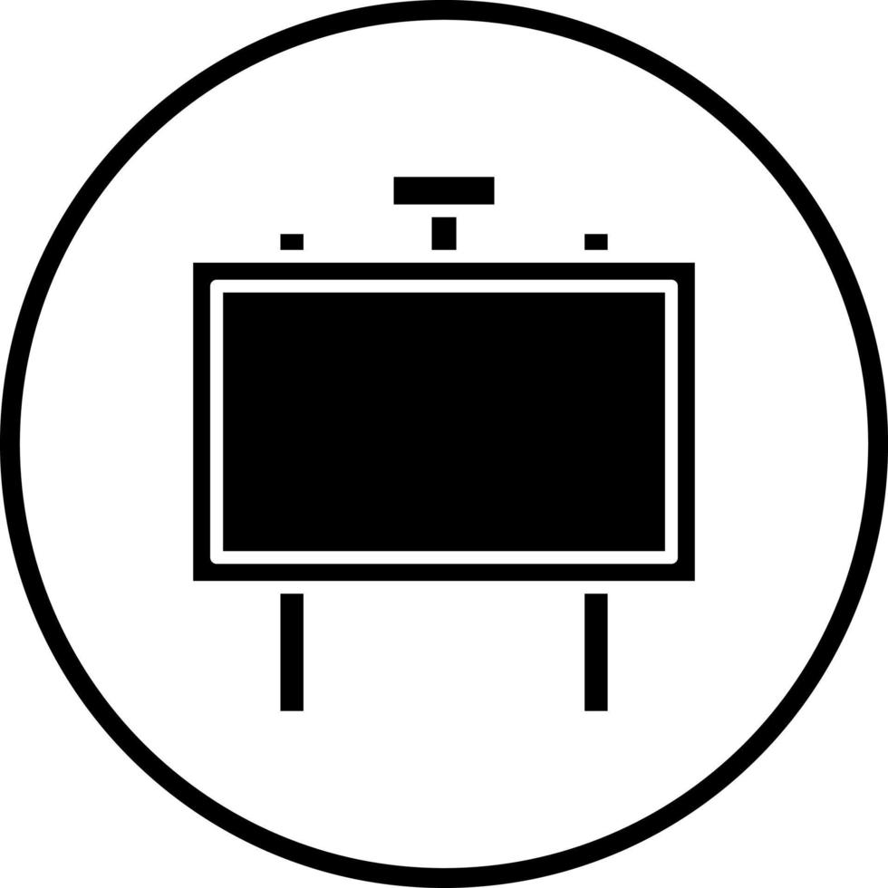 Signboard Vector Icon Style