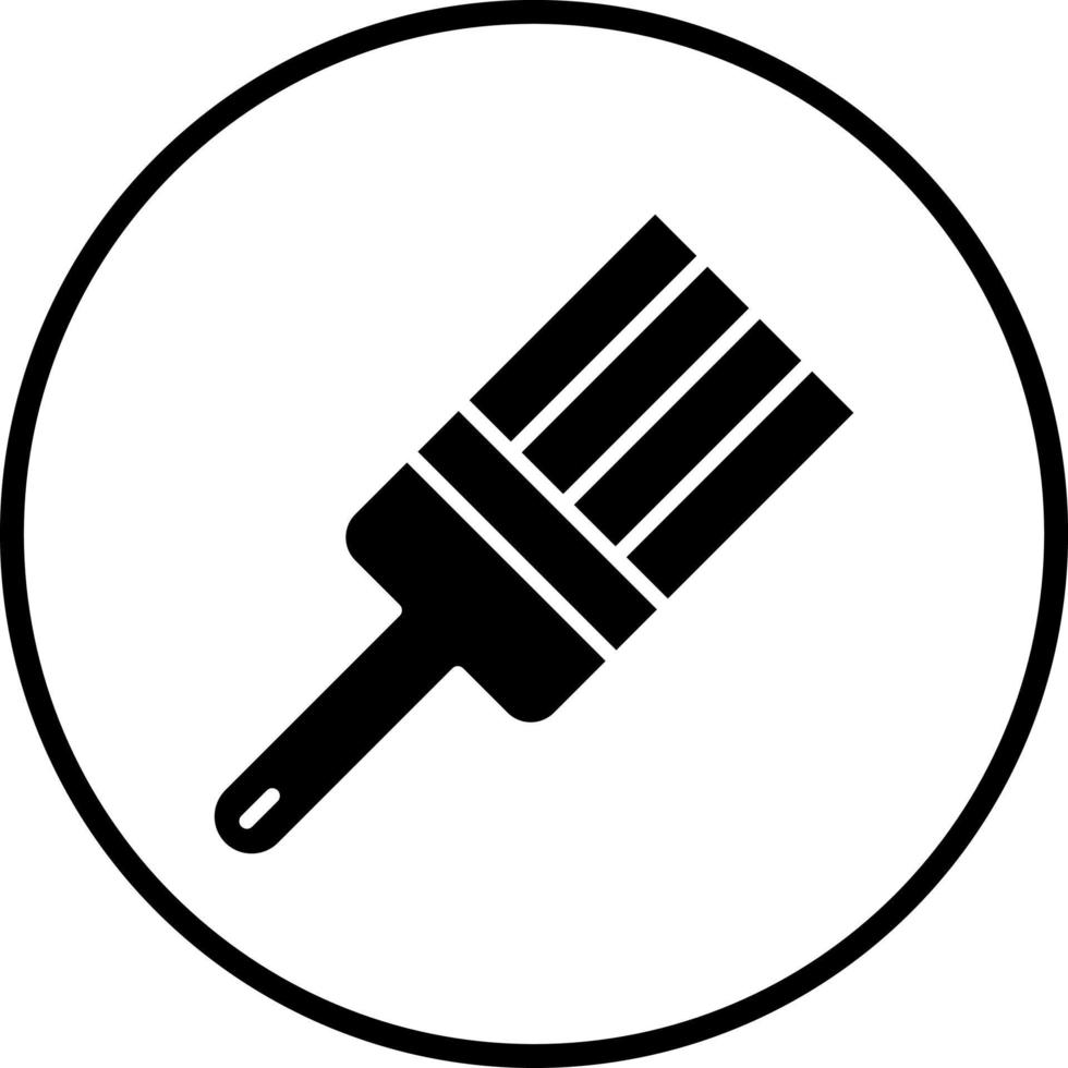 Paint Brush Vector Icon Style