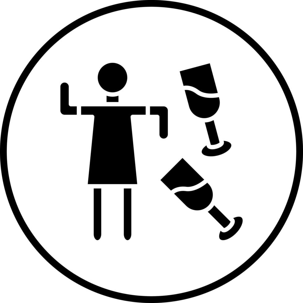 Ladies Night Vector Icon Style