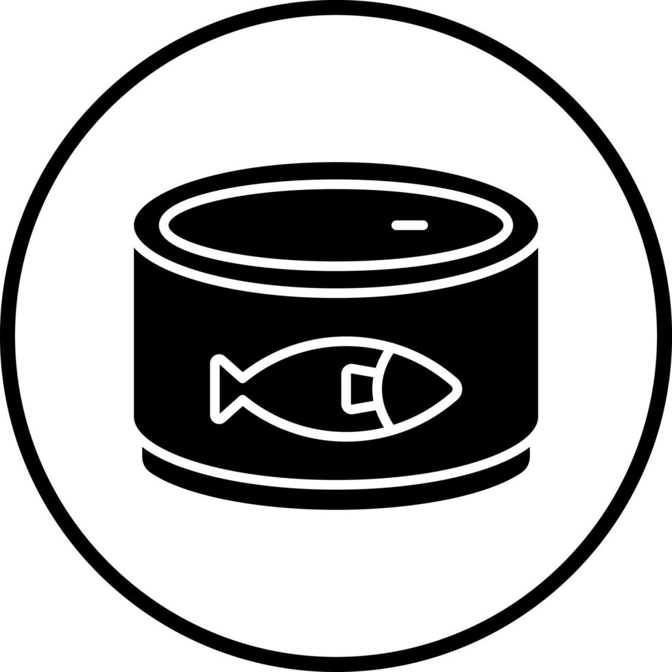 Canned Food Vector Icon Style