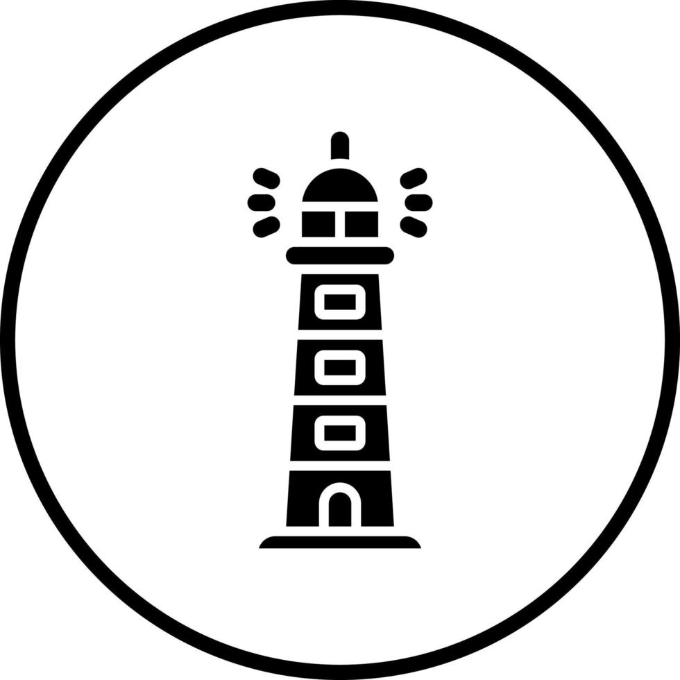 Lighthouse Vector Icon Style