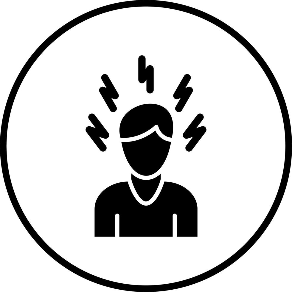 Stress Vector Icon Style