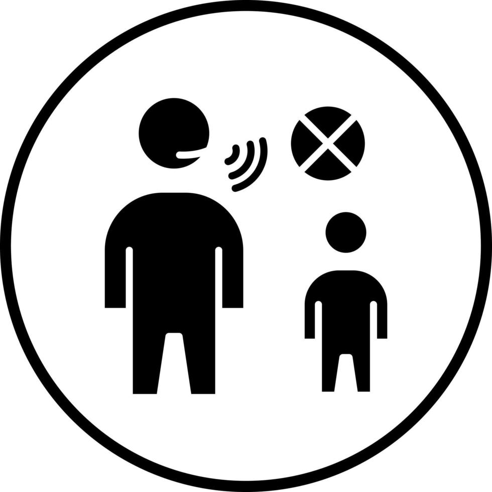 Childhood Abuse Vector Icon Style