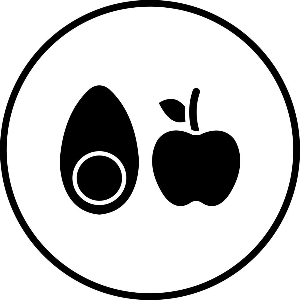 Healthy Fat Vector Icon Style