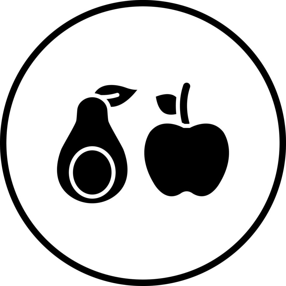 Low Fat Diet Vector Icon Style