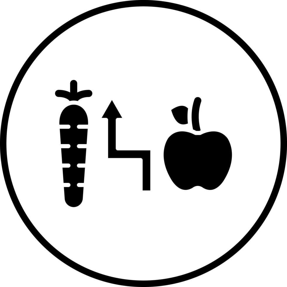 Calorie Intake Vector Icon Style