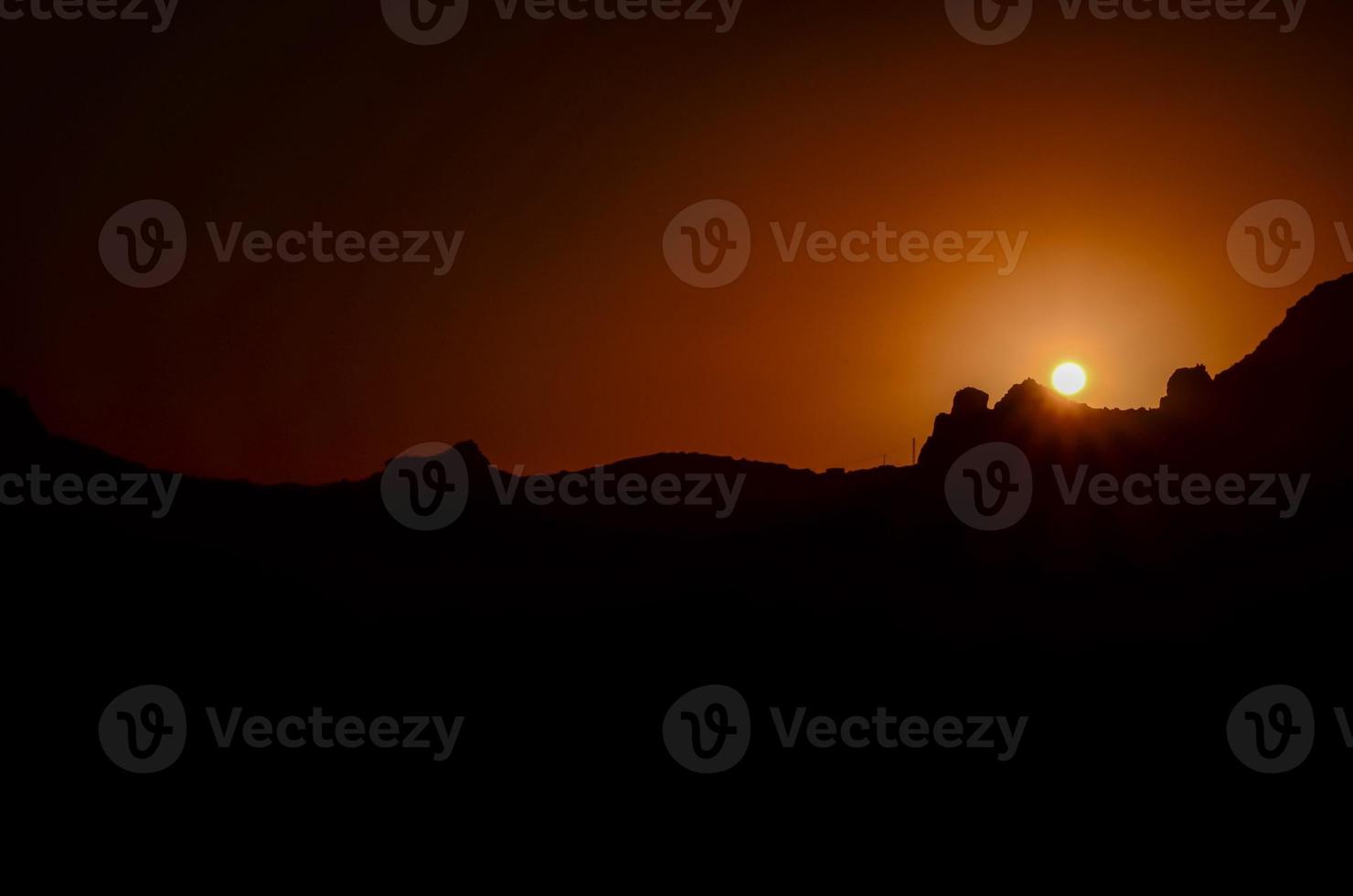 Colourful sky at sunset photo