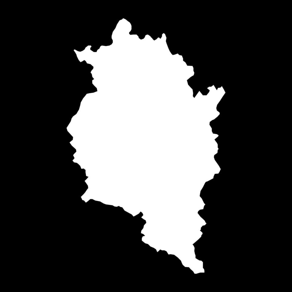 Vorarlberg state map of Austria. Vector illustration.