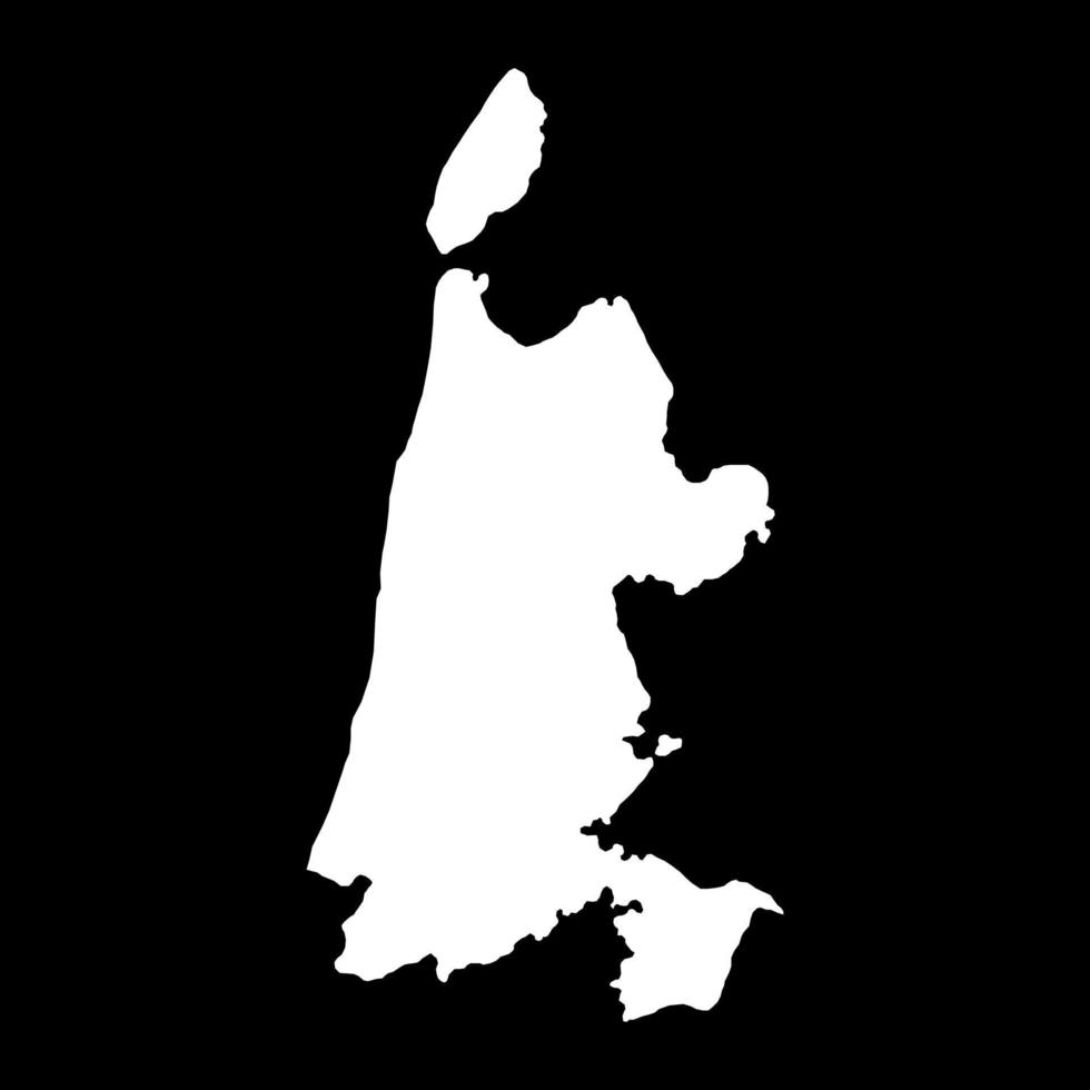 North Holland province of the Netherlands. Vector illustration.