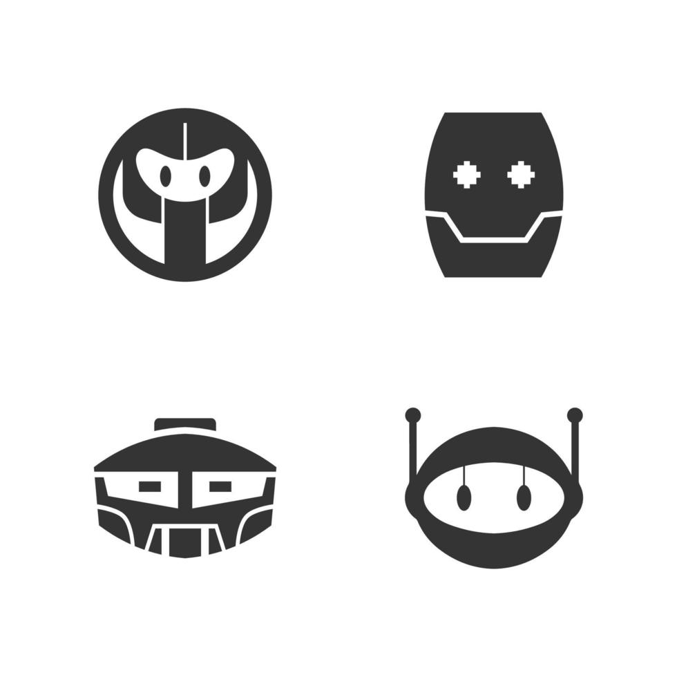 vector icono de robot